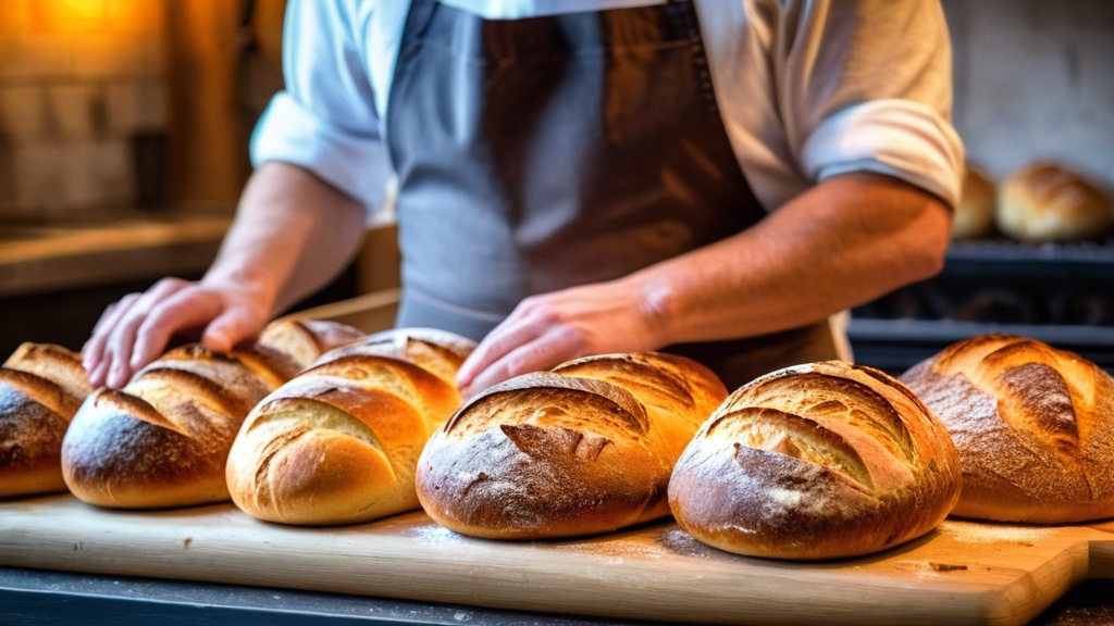 Photo artisan bread bake