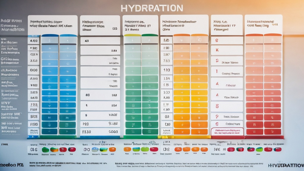 Photo hydration chart