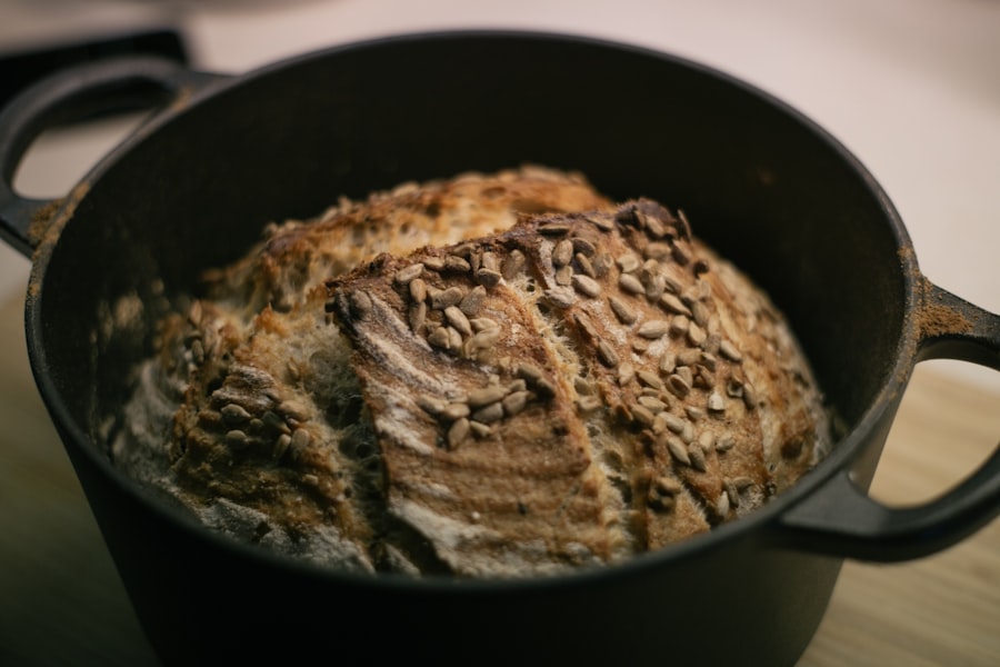 Photo sourdough loaf pan